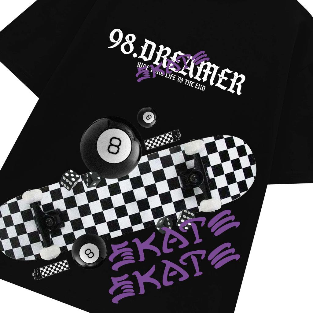Áo Thun Unisex 98.Blossom SKATE DREAM TEE 100% Cotton - Streetwear Local Brand
