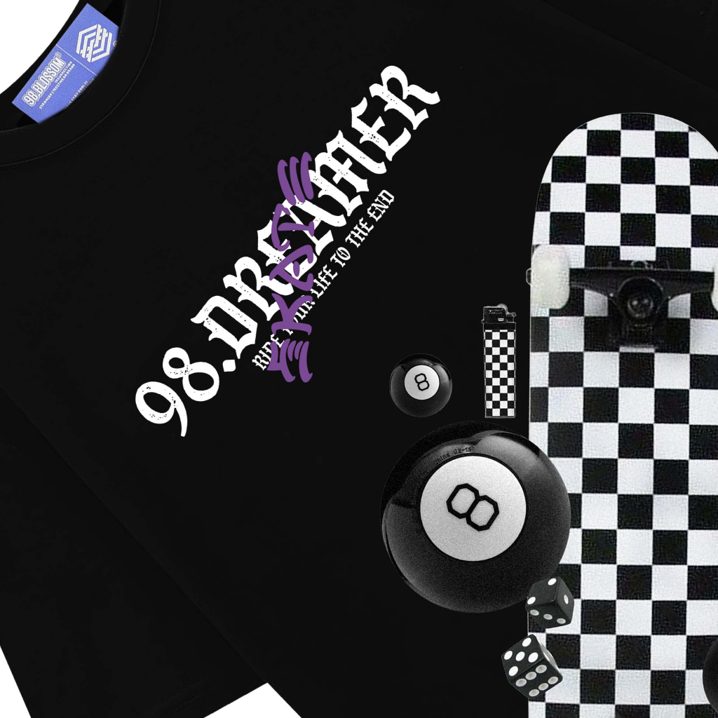 Áo Thun Unisex 98.Blossom SKATE DREAM TEE 100% Cotton - Streetwear Local Brand