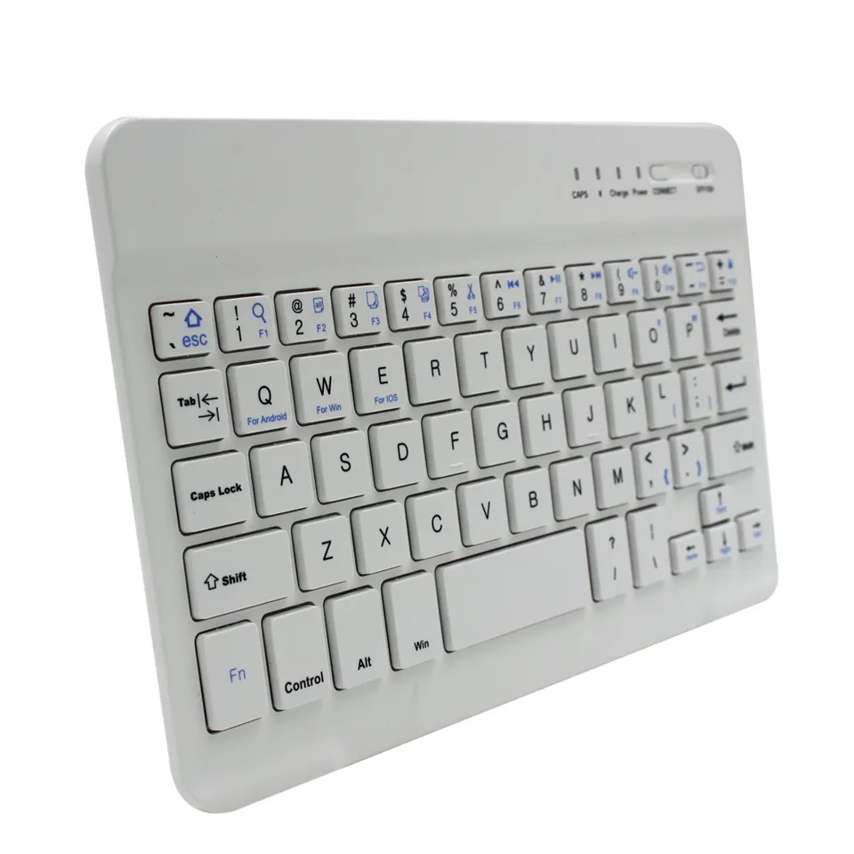 Bàn Phím Bluetooth Không Dây Mini BK01 7 Inch Dạng Phẳng Chuyên Dụng Cho Tablet / Điện Thoại