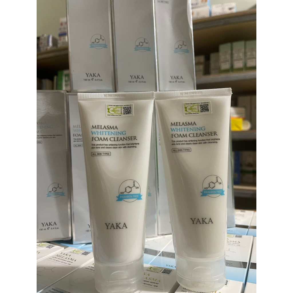 Sữa Rửa Mặt YAKA Melasma Whitening Foam Cleanser 150ml Giúp Sáng Da Mờ Nám | BigBuy360 - bigbuy360.vn