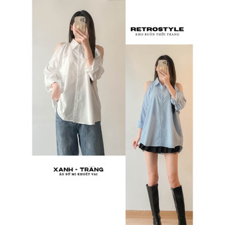 Áo sơ mi khoét vai dài tay - Retrostyle - Aokhoetvai3469_6K3