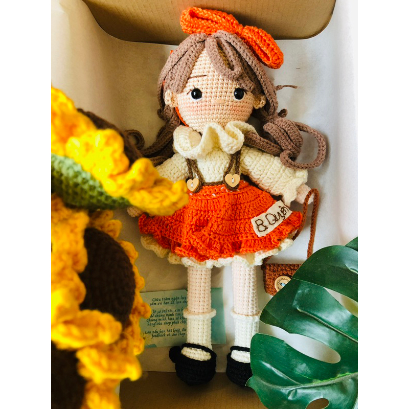 Búp bê len HandMade Nấm Amanita