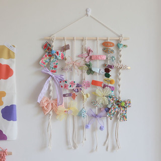 Dây treo phụ kiện, kẹp tóc tết dây macrame