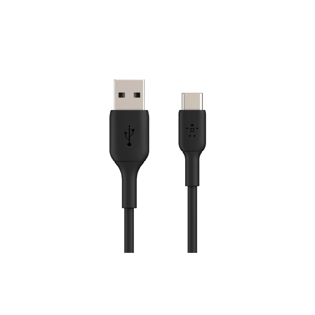 Cáp USB Type C BOOST↑CHARGE™ Belkin 12W vỏ nhựa, chứng chỉ USB-IF, 1m & 2m - CAB001bt - Hàng Chính Hãng - BH 2 Năm