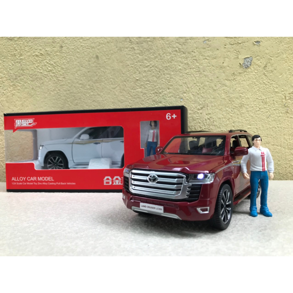 Mô hình xe TOYOTA land Cruiser LC300 2024 1:24
