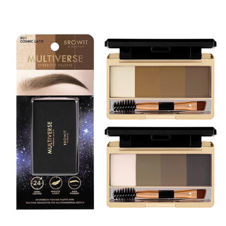 Bột kẻ mày Nongchat Multiverse Eyebrow Palette 4 ô [Nika Cosmetics]