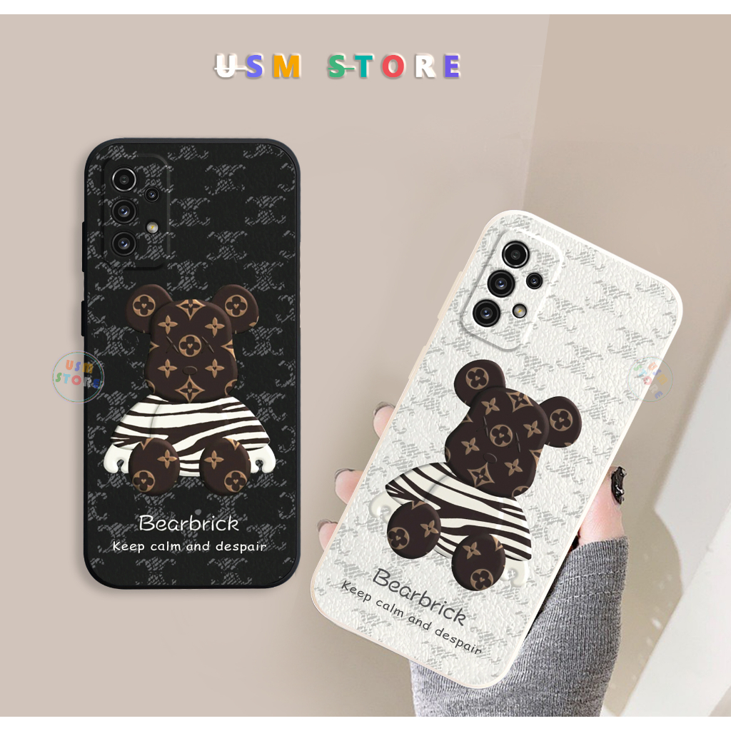 Ốp lưng Samsung A52 / A52 / A52S / A72-5G/4G / A73-5G, silicon dẻo, hình Gấu Bearbrick