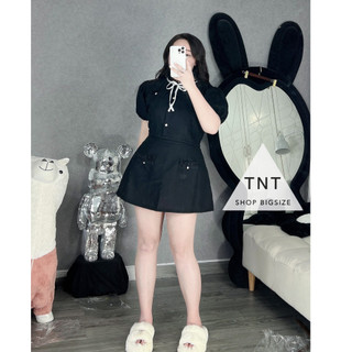 SET ÁO VÁY THẮT DÂY TIỂU THƯ  [TNT SHOP BIGSIZE 60KG 90KG]