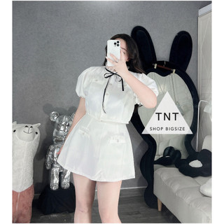 SET ÁO VÁY THẮT DÂY TIỂU THƯ  [TNT SHOP BIGSIZE 60KG 90KG]