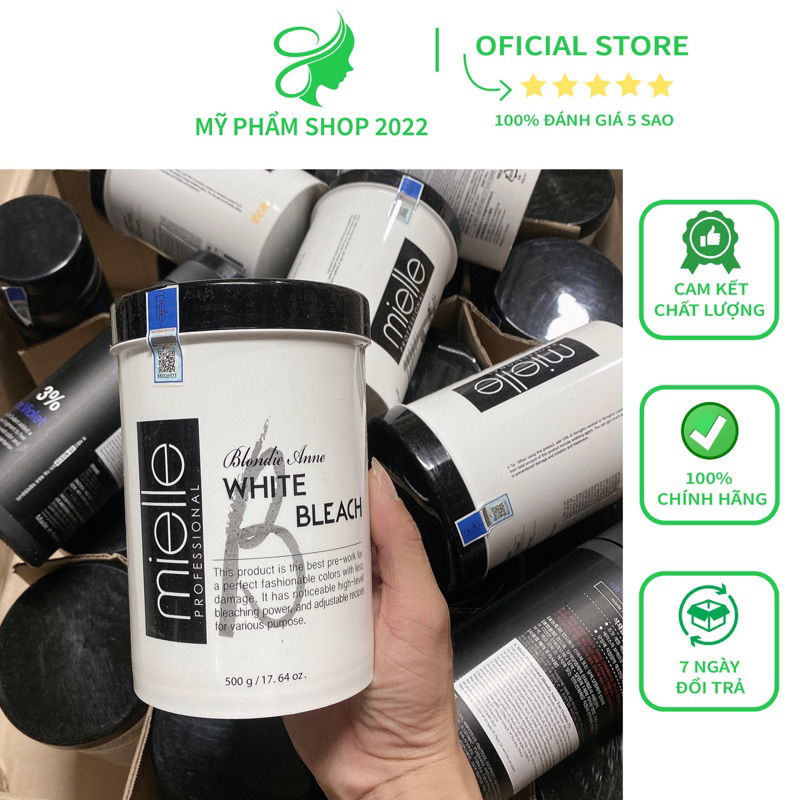 Bột Tẩy Trắng Lông Cừu Cao Cấp Mielle 500g