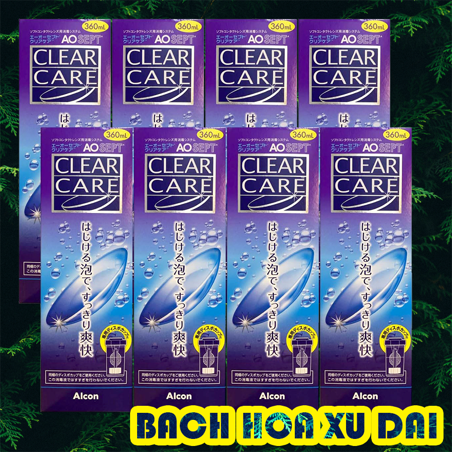 AOsept Clear Care dung dịch sát khuẩn kính áp tròng 360ml