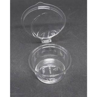   50  Hủ Nhựa PET 2OZ Nắp Liền - Hủ Đựng Sốt Nắp Liền - Hủ Nước Chấm Nắp Liền 