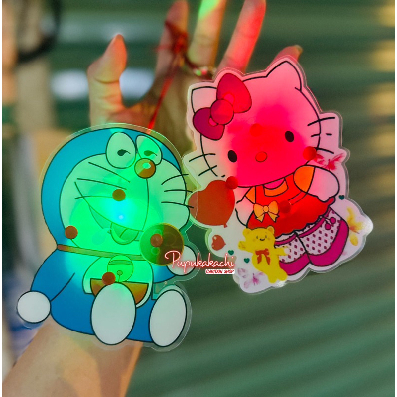 Lồng Đèn Trung Thu MINI Đèn Led Gấu Dâu, Doraemon, Pika, Người Nhện, Kitty, Cá Chép Cute Cho Bé