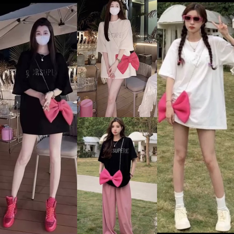 Áo phông nữ quảng châu xịn chữ đá to siêu hot ảnh video shop chụp thật