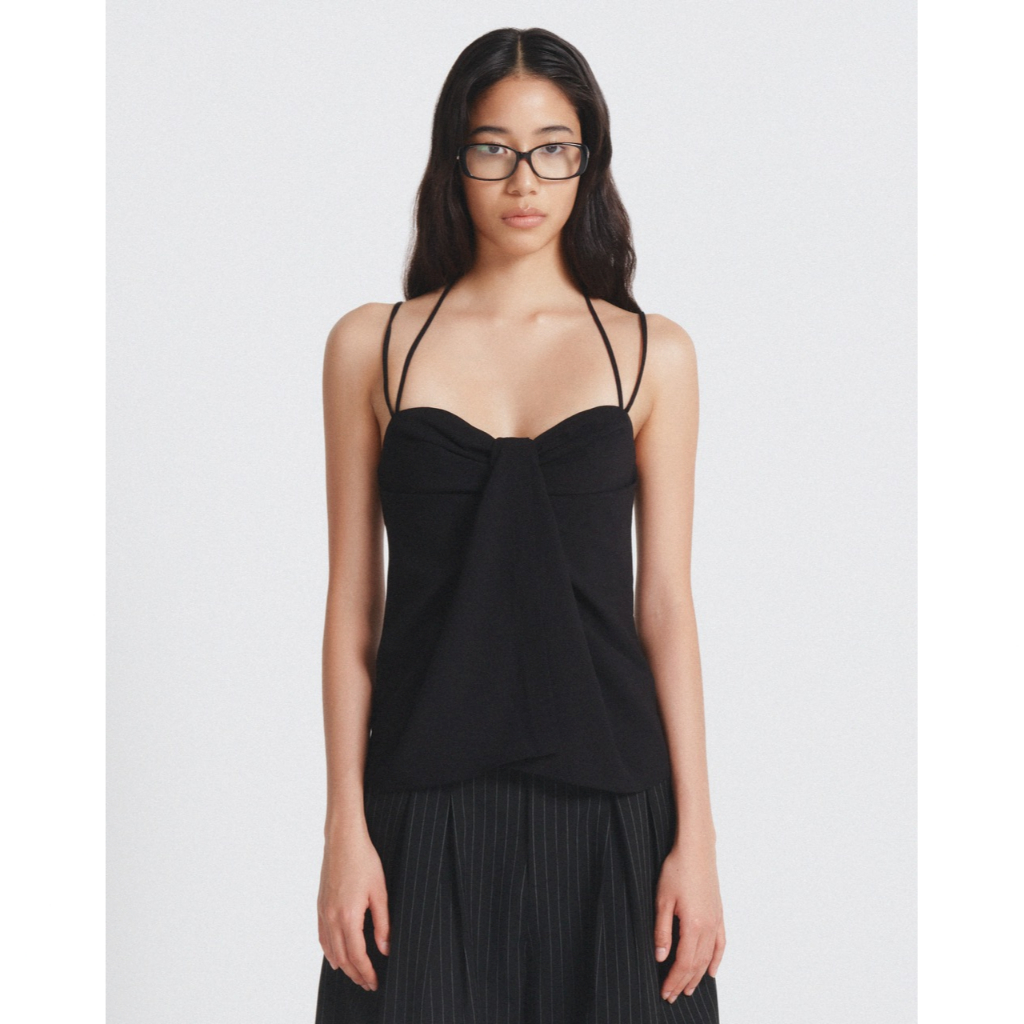 ASPIRIN BUSTIER BOWTIE CAMI - Áo 2 dây cúp ngực