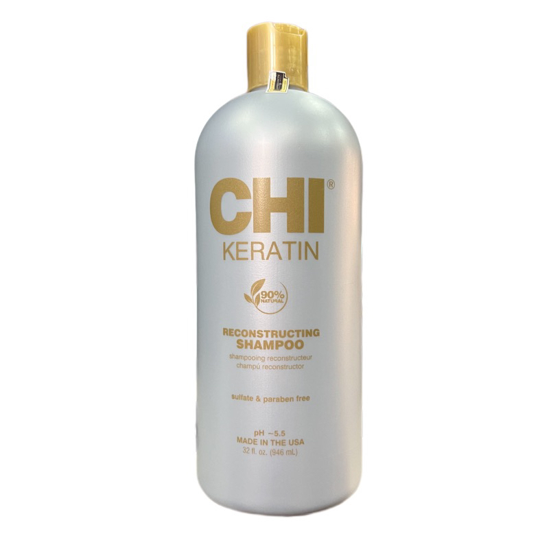 Dầu gội siêu mượt phục hồi CHI Keratin Shampoo 946ml