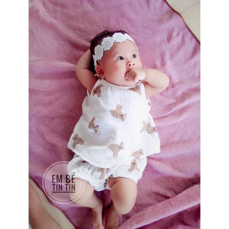 Turban công chúa cho bé