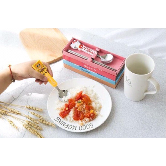 Bộ đũa thìa dĩa cho bé