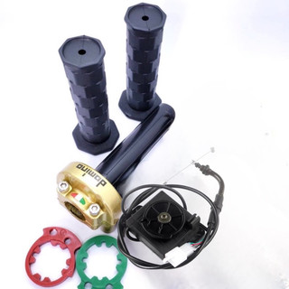 Combo cùm tăng tốc domino + cục chuyển ga kèm bao tay Daytona