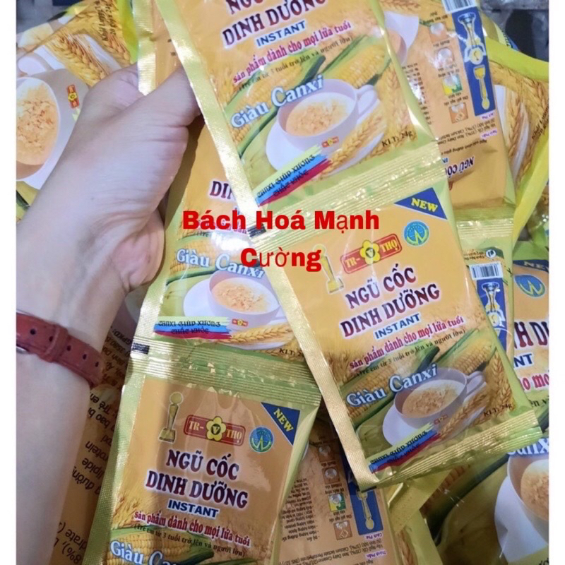 Bột ngũ cốc dinh dưỡng Trường Thọ 1 bịch 20 gói x 24g thơm ngon giàu canxi
