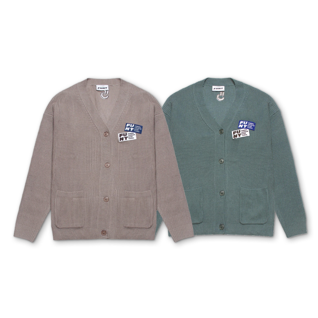 Áo Len Cardigan FUNT Chất Liệu Chắc Chắn, Bền Bỉ, Phong Cách Trẻ Trung