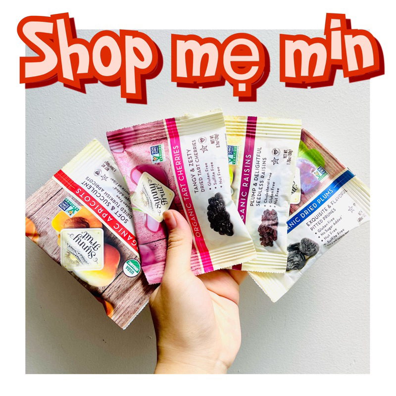 Trái cây hữu cơ cho bé dạng khô, Trái cây siêu mềm cho bé từ 6 tháng