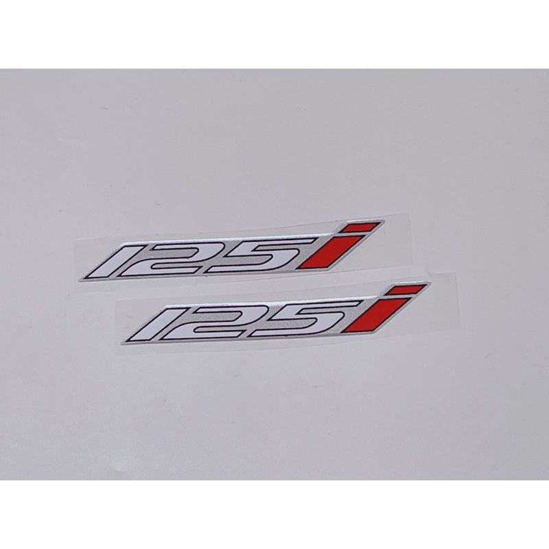 Bộ tem dán xe chữ Wave nổi + số 125i, mẫu Wave Thái hàng cao cấp có sẵn keo dán