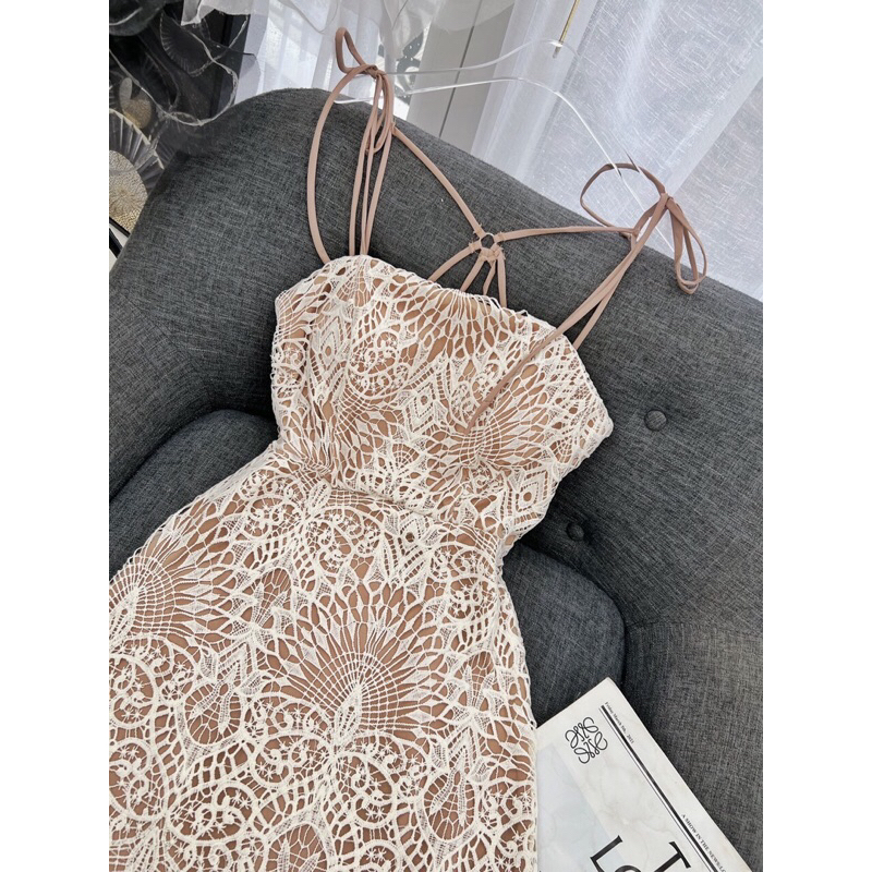 Đầm BODY Ren 2 Dây Thiết Kế