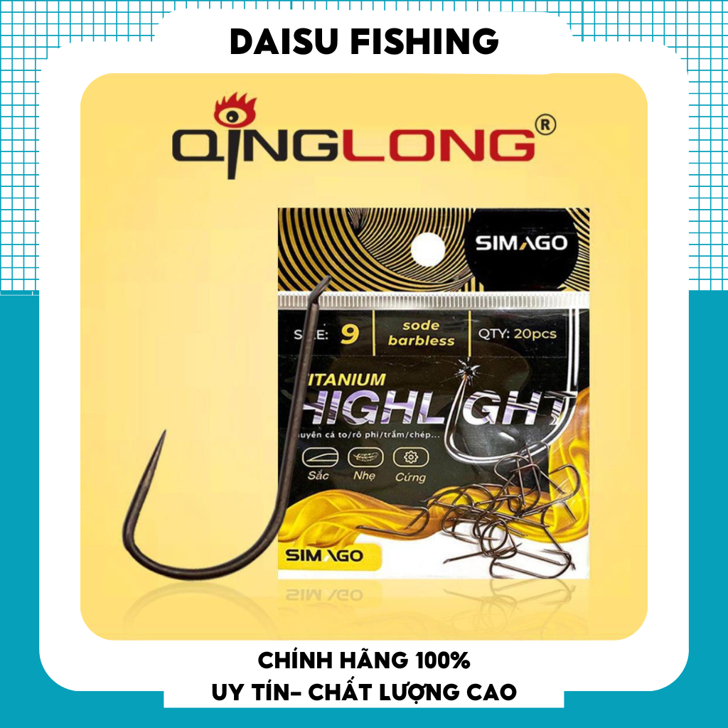 LƯỠI SIMAGO TITAN THẾ HỆ MỚI HIGHLIGHT - SODE BARBLESS