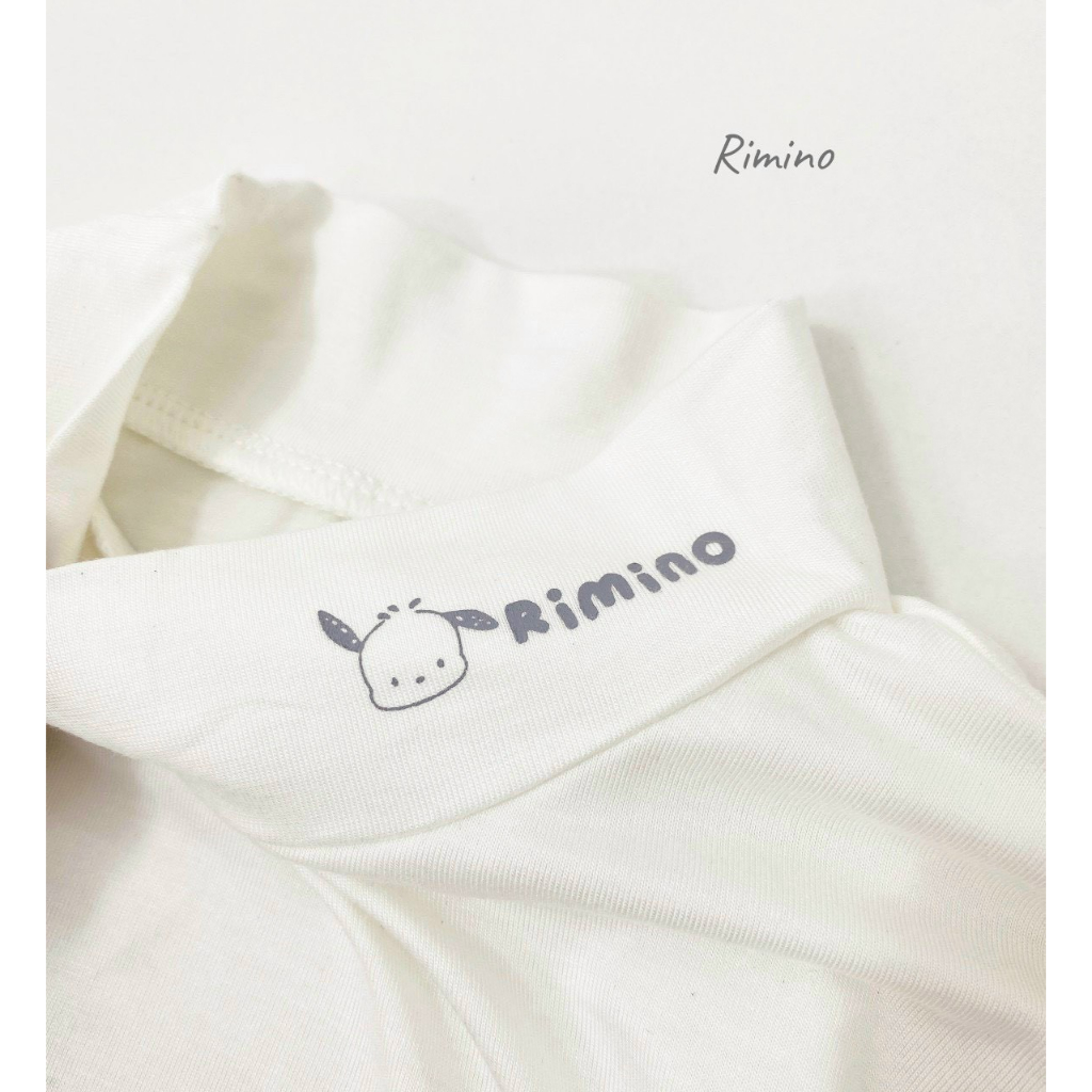 Áo giữ nhiệt bún cổ 3 phân cho bé 6-16kg có in chữ Rimino xịn xò . Hàng loại 1
