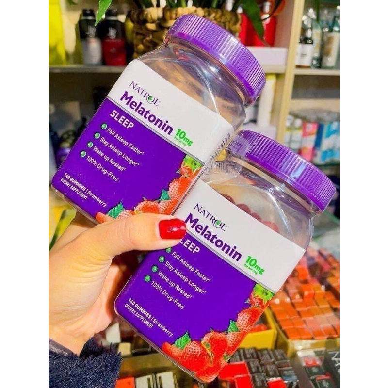 🍭🍬 KẸO NGỦ VỊ DÂU NATROL MELATONIN SLEEP
