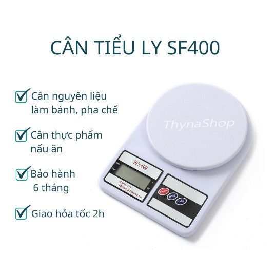 Cân tiểu ly điện tử nhà bếp mini làm bánh đồ ăn nguyên liệu chính xác cao tặng kèm pin