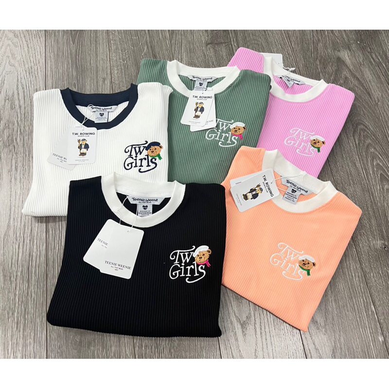 Áo kiểu teenie weenie thêu gấu