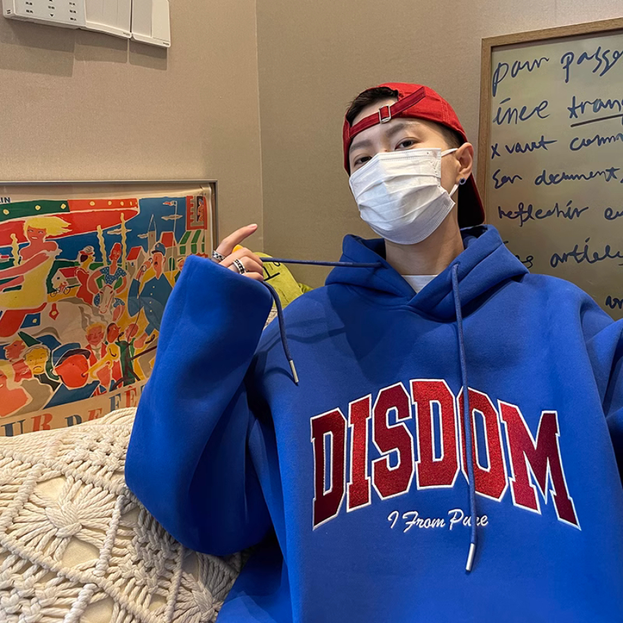 Khoác Nỉ Hoodie Logo Thêu DISDOM Unisex Form Rộng Chất Nỉ Bông Dày Hot Trend - Azura Store