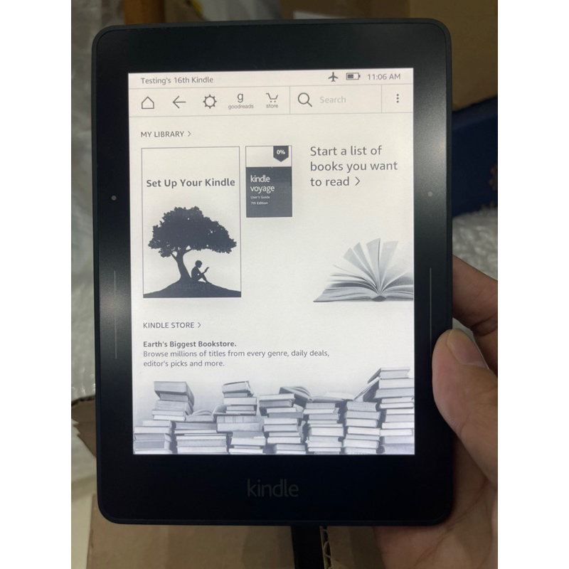 Máy đọc sách Amazon Kindle Voyage có đèn nền