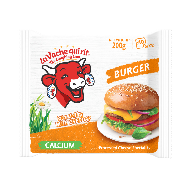Phô Mai Lát Con Bò Cười La Vache Qui Rit Burger 200G