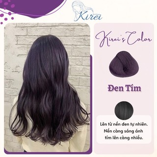 Thuốc nhuộm tóc màu ĐEN TÍM không cần tẩy tóc Kirei Hair, KireiHair, KIREIHAIR