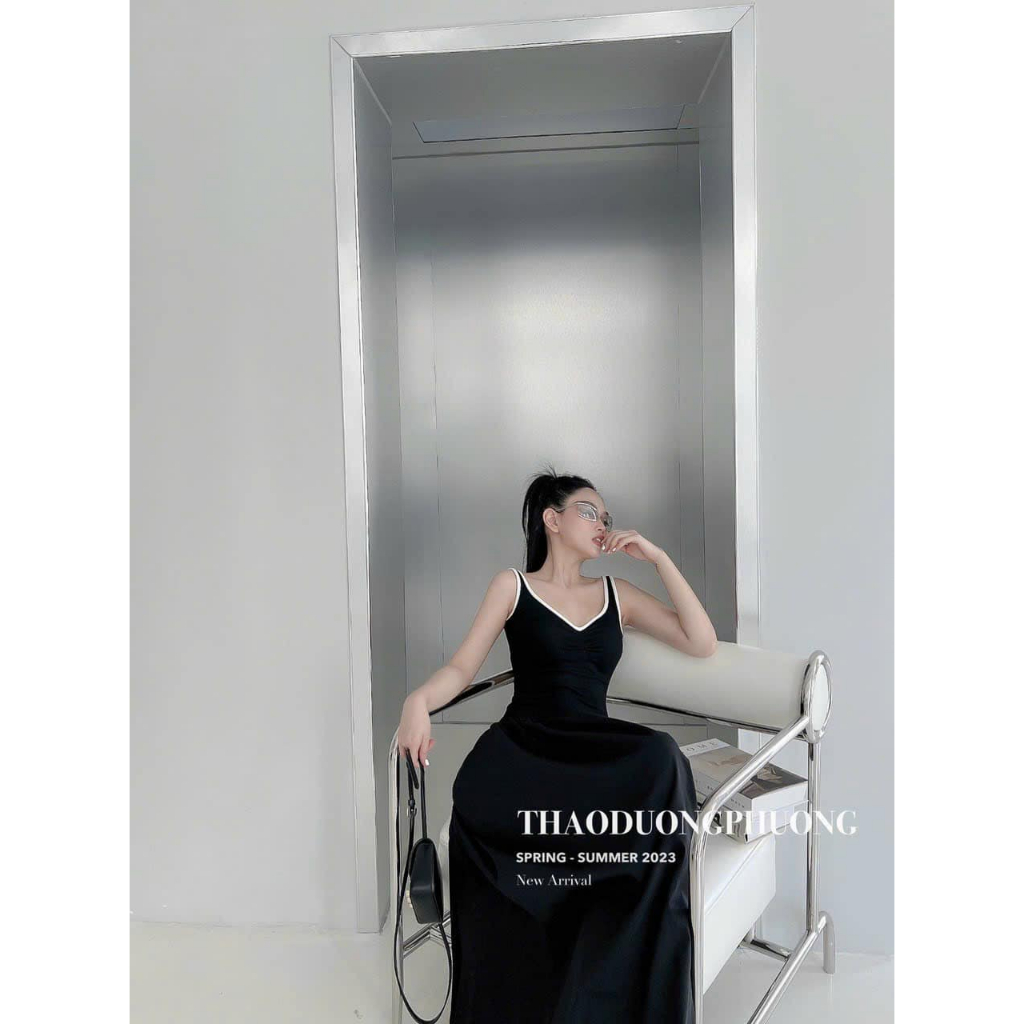 Váy phối thô xòe