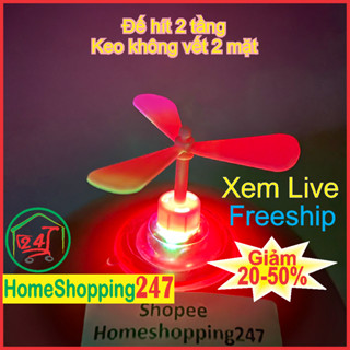 Chong chóng gắn mũ bảo hiểm, TẶNG KEO, có đèn LED RGB. Chong chóng Doremon gắn mũ bảo hiểm dễ thương, chọn màu, 2, 3 cán