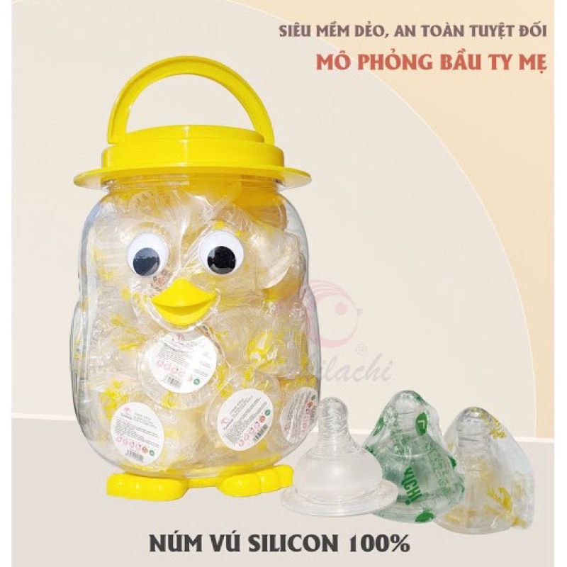 Núm ti sữa bình Kichi