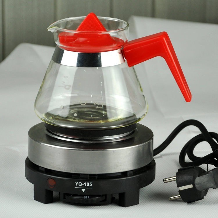 Bếp Điện Mini 500w Đa Năng Không Kén Nồi Để Bàn Đun Nước Pha Trà Pha Cafe Tiện Lợi