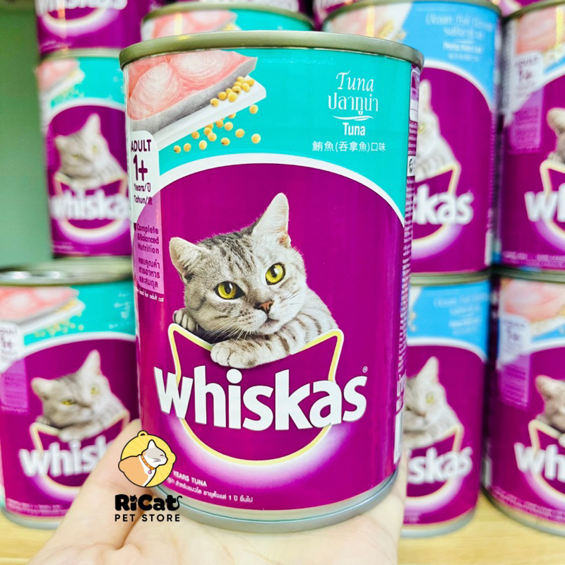 Pate Cho Mèo WHISKAS Lon 400g | Thức Ăn Cho Mèo Pate Whiskas