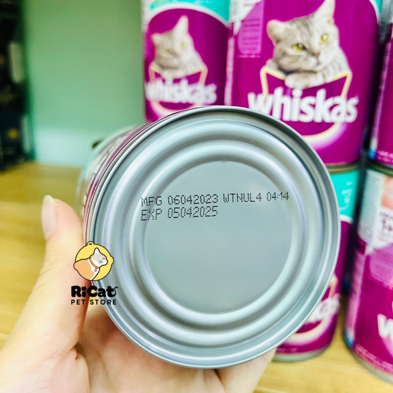 Pate Cho Mèo WHISKAS Lon 400g | Thức Ăn Cho Mèo Pate Whiskas