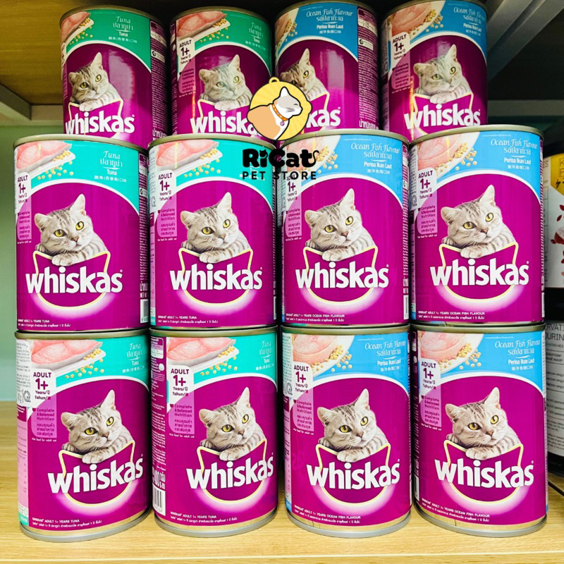 Pate Cho Mèo WHISKAS Lon 400g | Thức Ăn Cho Mèo Pate Whiskas