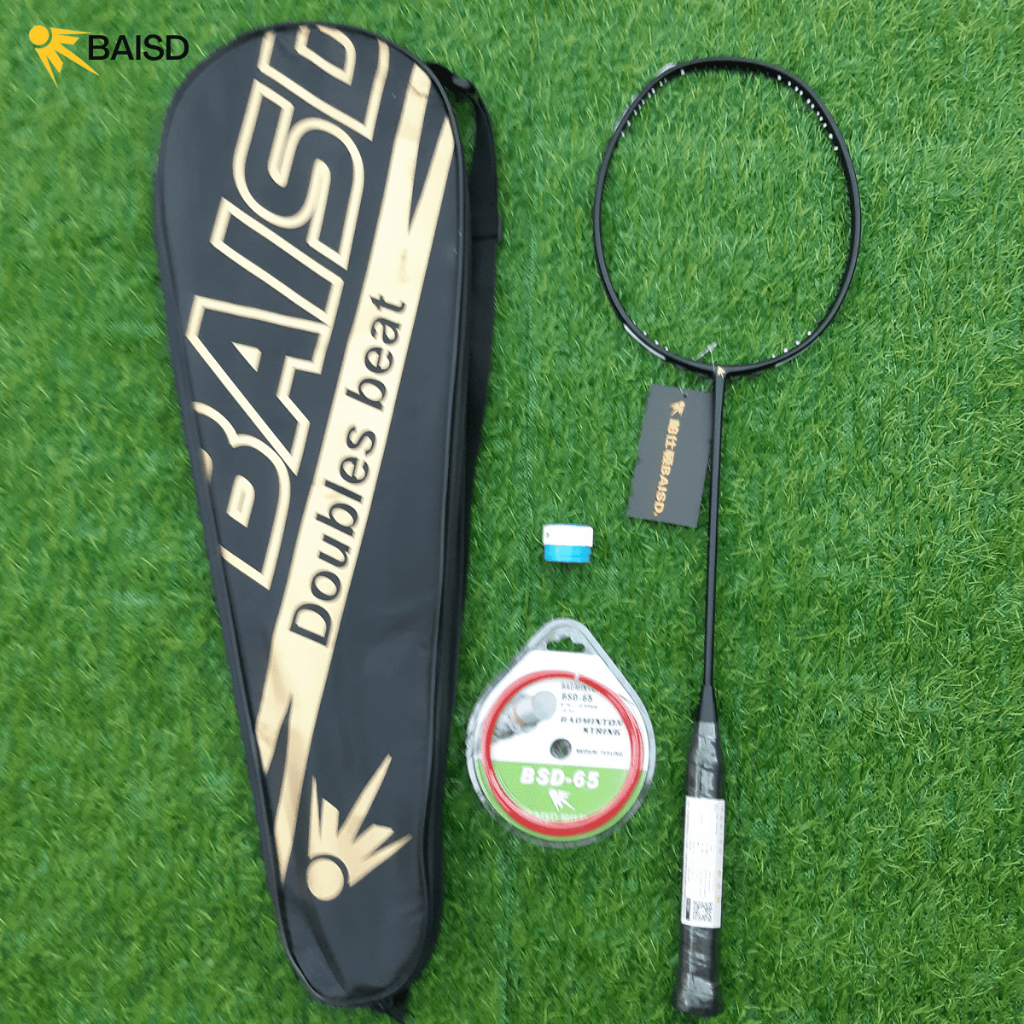 Vợt Cầu Lông Baisd Chính Hãng 4u Màu Đen Full Carbon (Tặng 1 lần căng dây và quấn cán)