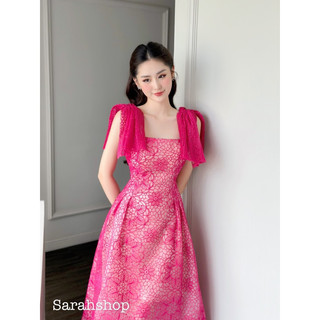 ĐẦM REN HÔNG SEN CAO CẤP