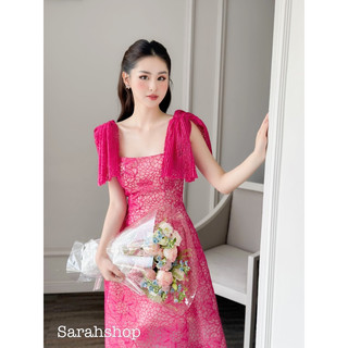 ĐẦM REN HÔNG SEN CAO CẤP
