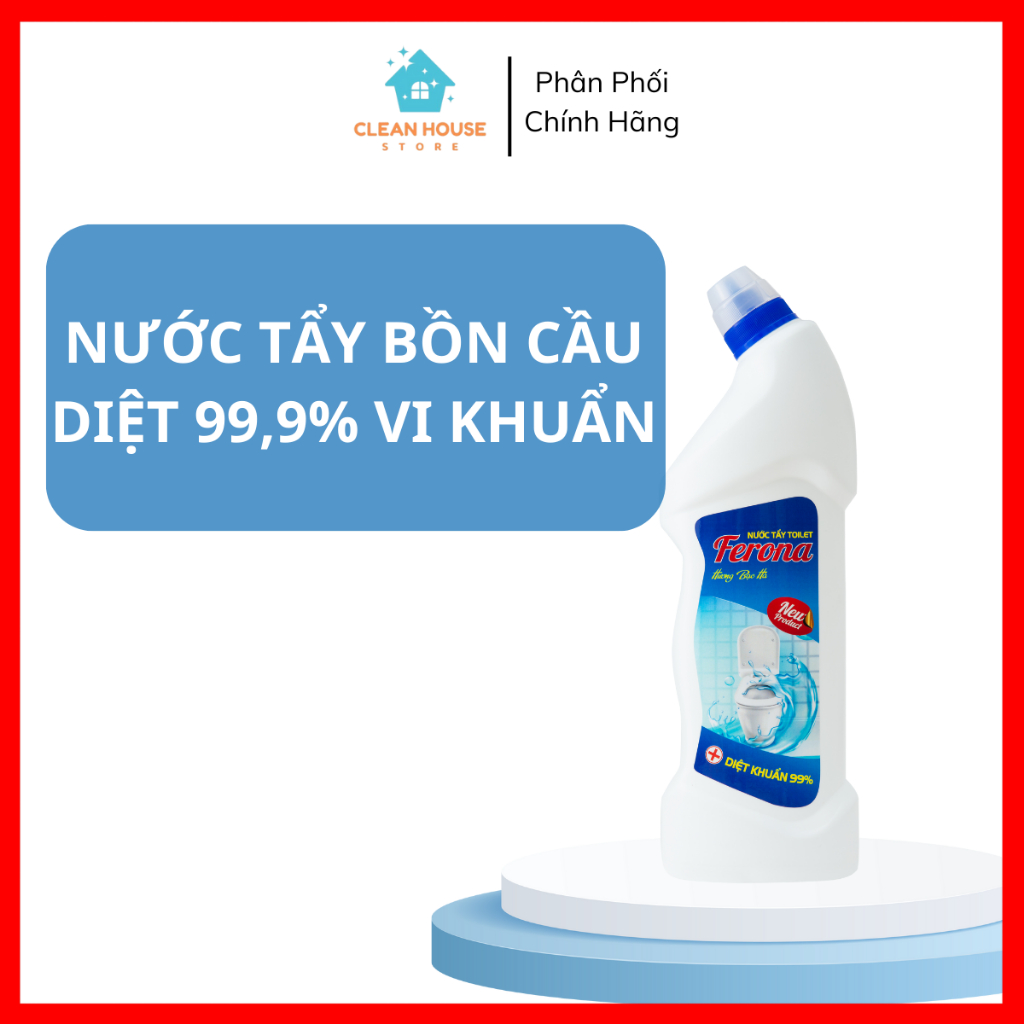 Nước Tẩy Bồn Cầu Ferona Sạch Khuẩn Thơm Mát