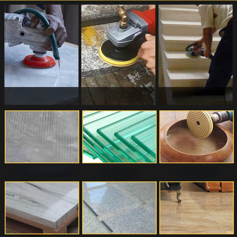 Đĩa mài đĩa chà nhám đánh bóng đá hoa cương , gạch , bê tông 100mm