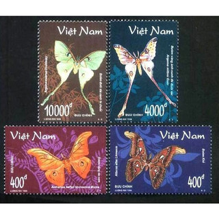 Tem sưu tập Việt Nam MS 785 Bướm đêm 1998 ( 4 tem )